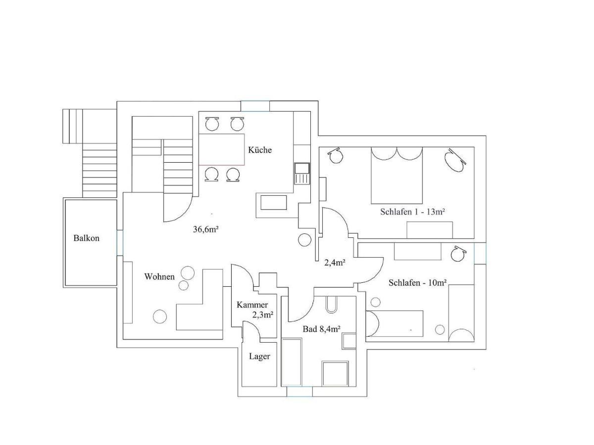 Апартаменты Haus Mariechen Frielendorf Экстерьер фото